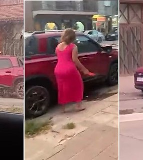 Una mujer de 57 años le destrozó a martillazos la camioneta a su ex pareja de 70 