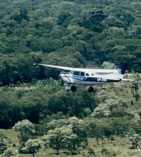 Vuelo narco, disparos para defender el espacio aéreo y un aterrizaje forzado