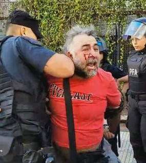 "No te lo podés confundir nunca con un activista de Greenpeace": Salvaje agresión policial a un camarógrafo de TV en el Congreso
