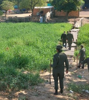 Destruyeron ocho puentes clandestinos que conectaban Formosa con Paraguay