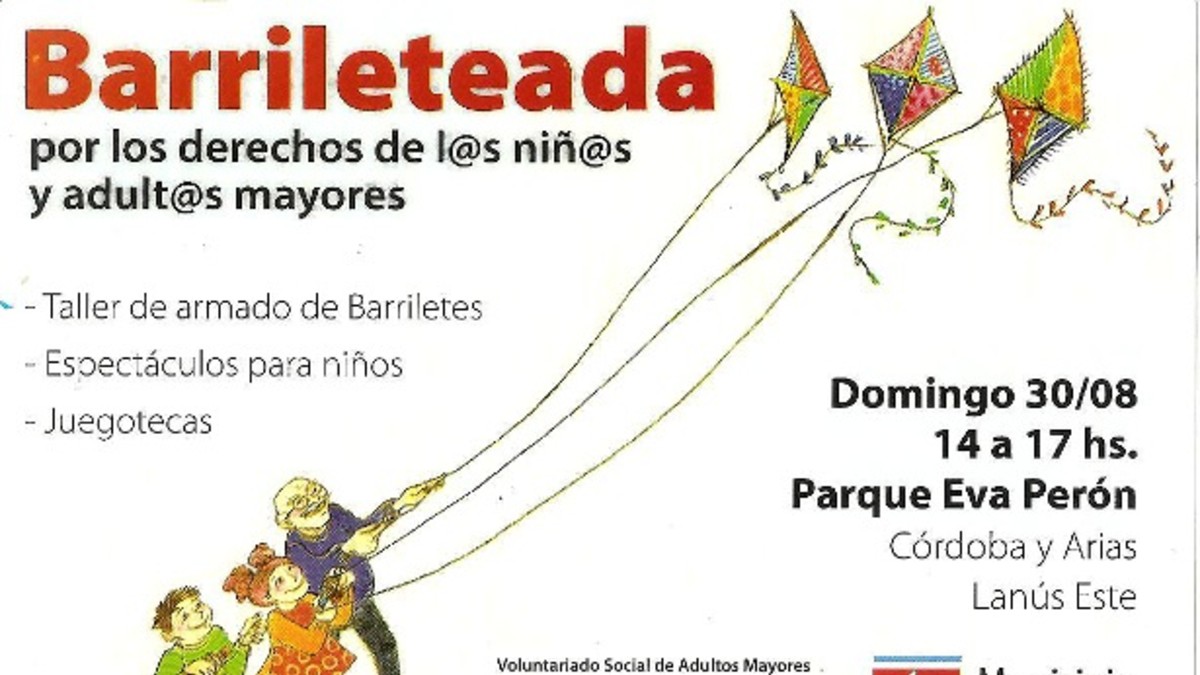 Barrileteada en el Pulmón Verde de la ciudad