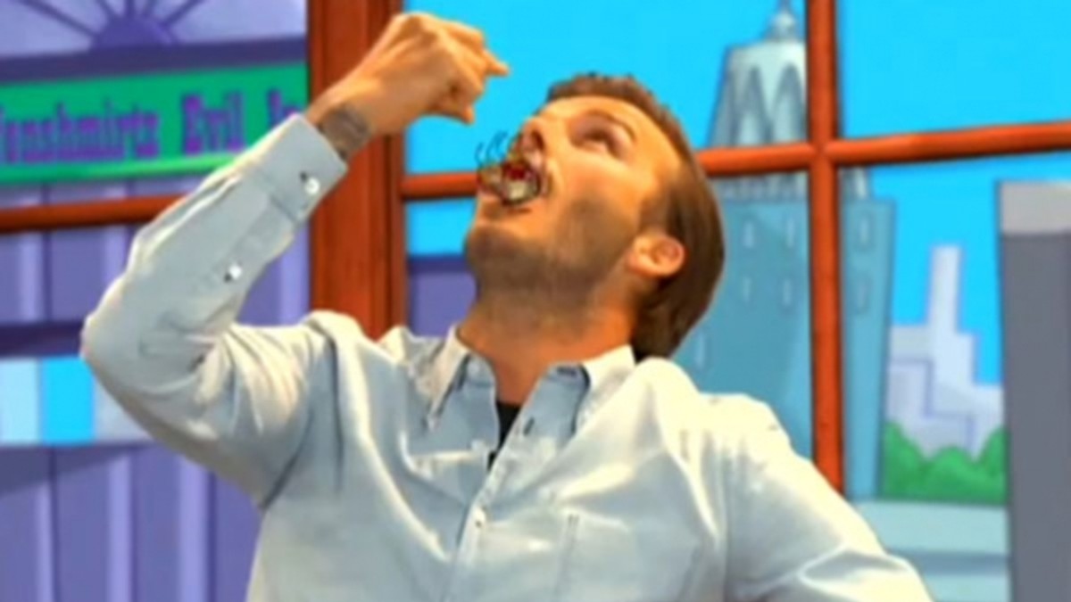 ¿Qué se comió Beckham para ganar dinero ?
