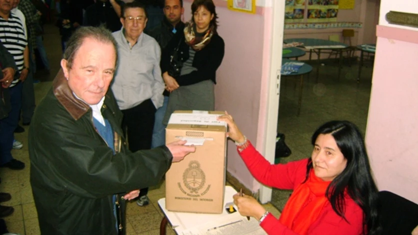 García perezoso, fue el último intendente en votar