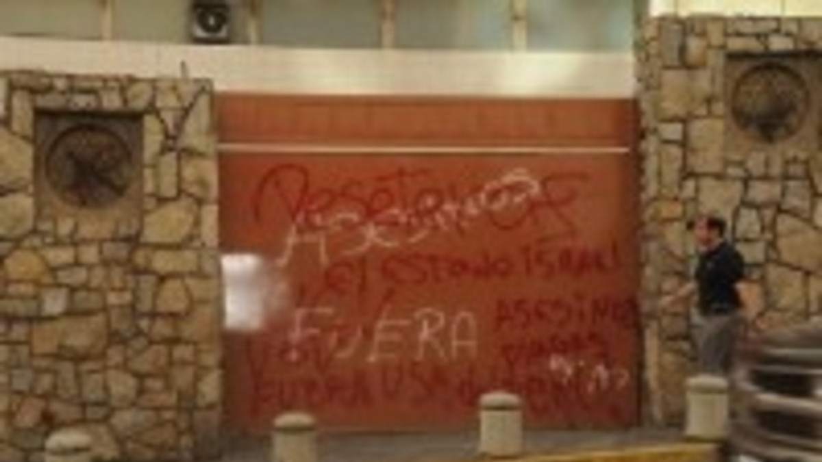 Aparecieron pintadas antisemitas en Coronel Suárez