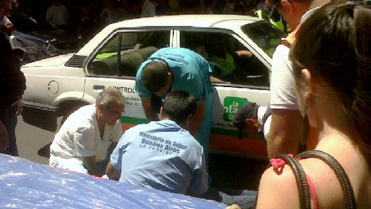 Móvil de Control Urbano atropelló a un lisiado por hacer una multa