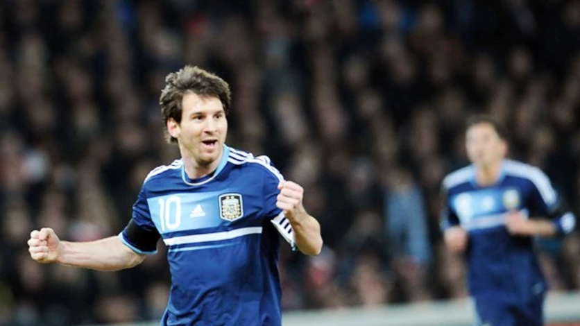 Messi brilló con la Selección