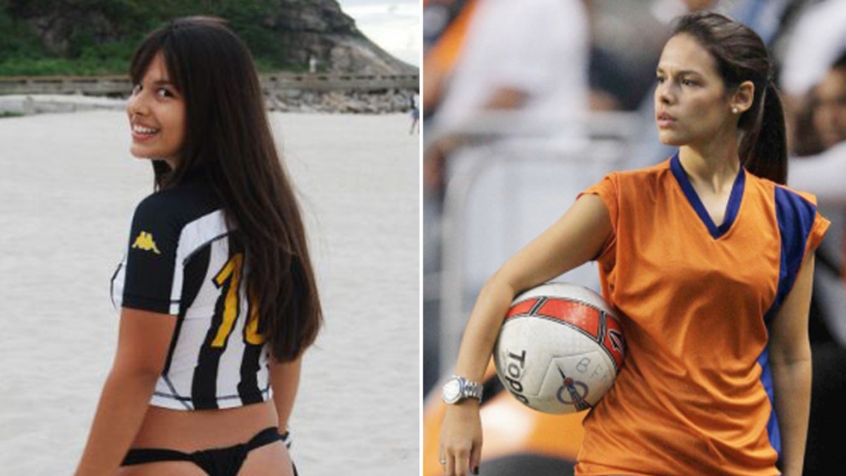 Fernanda Maia, la alcanzapelotas que vuelve loca a la hinchada