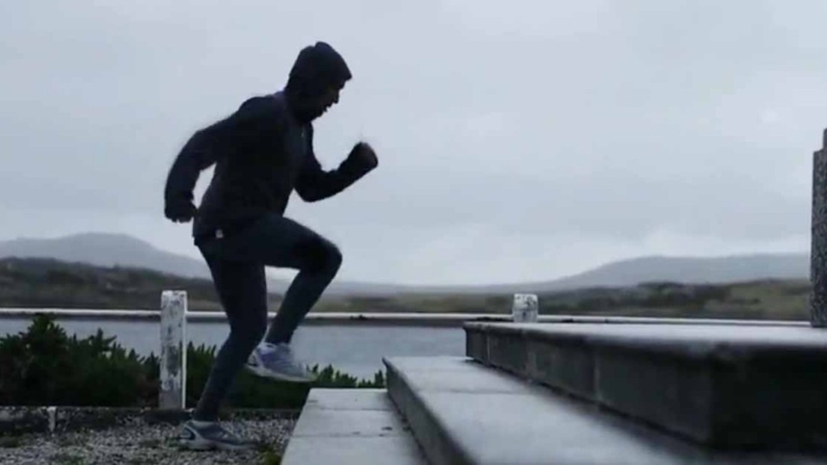 Habló el atleta del spot de Malvinas: "Podría haber corrido durante un mes"