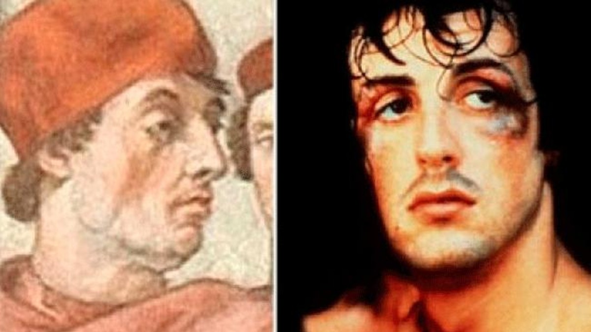 Un fresco del Vaticano es igual a Stallone