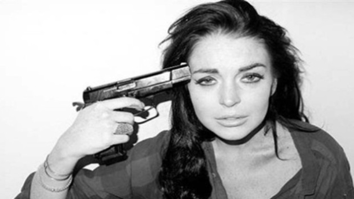 Linsay Lohan se sacó unas fotos "para el suicidio"