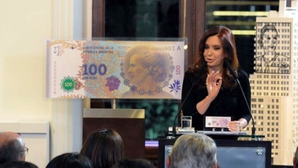 Cristina presentó el billete con la cara de Evita