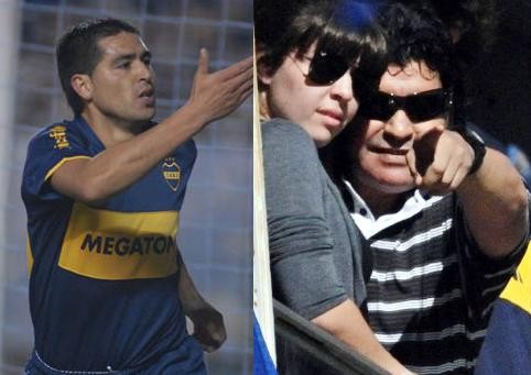 Diego acusó de traidor a Riquelme por irse