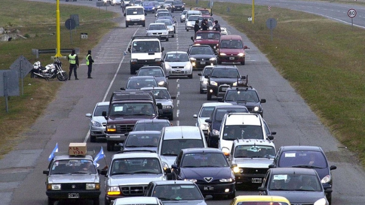 Cortan la Ruta y el regreso se convierte en un calvario