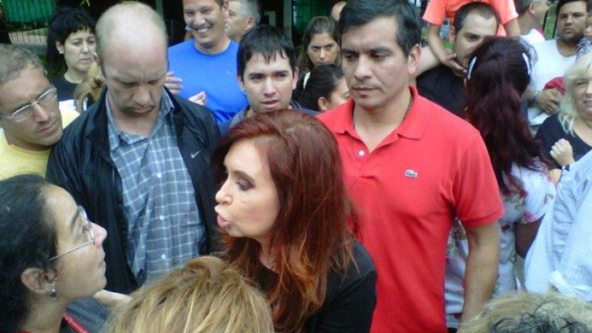 Cristina supervisó la ayuda a las víctimas del temporal