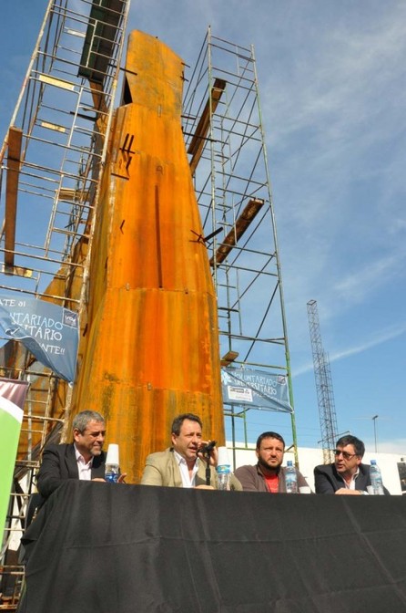 Cómo será la escultura que estará junto al Riachuelo