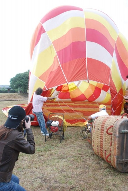 Cómo es la fiesta de globos aerostáticos del Conurbano