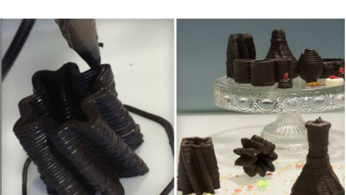 El futuro llegó: Impresoras 3D hacen ravioles y chocolate