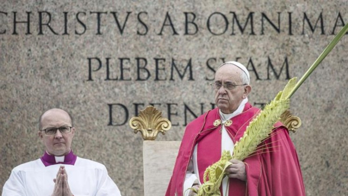 Francisco inició la Semana Santa con una pregunta