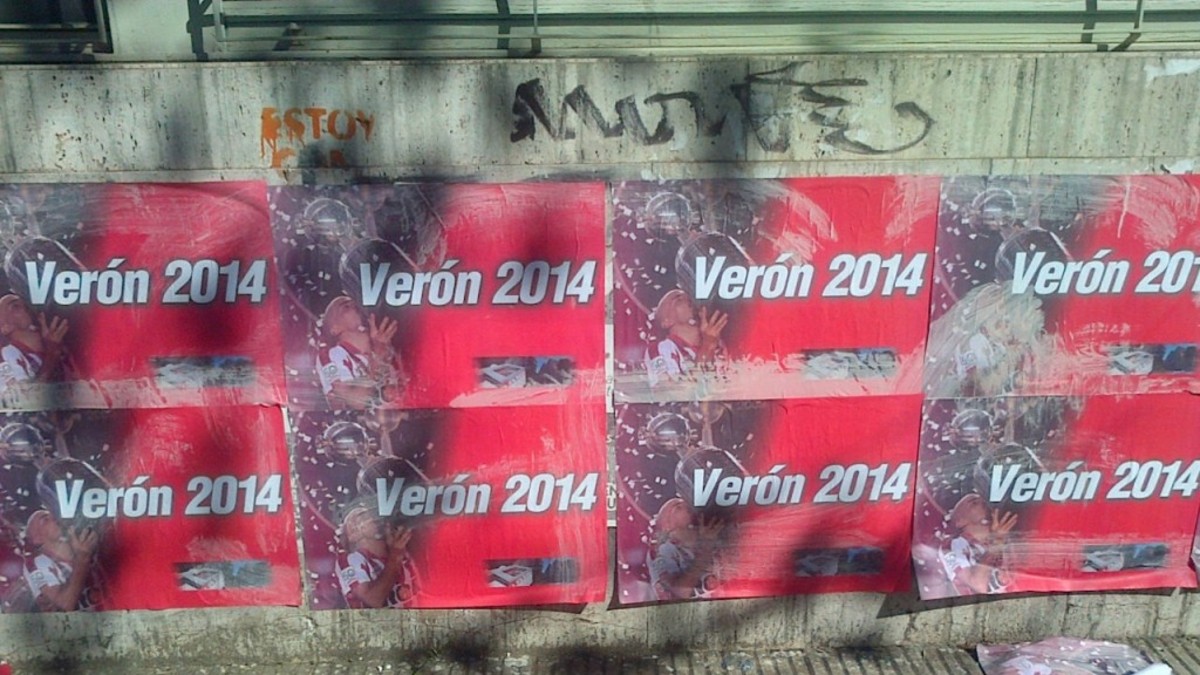 Los afiches Pinchas para la Brujita: "Verón 2014"