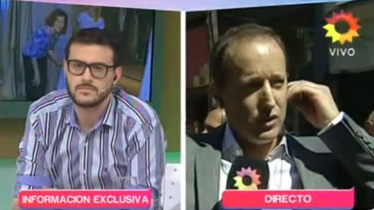Insaurralde, furioso con panelista al salir de su boda