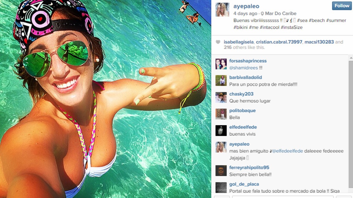Ayelén Paleo se pasó por Punta Cana muy hot en bikini