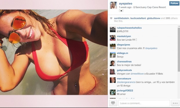 Ayelén Paleo se pasó por Punta Cana muy hot en bikini