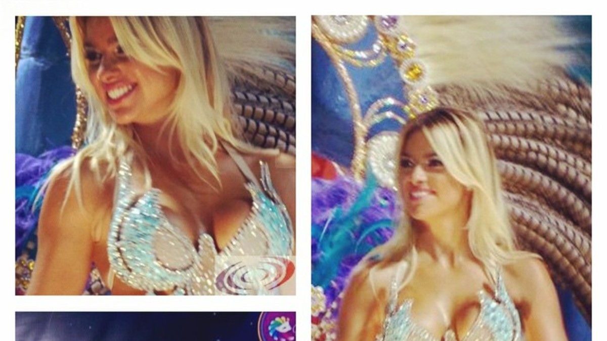 El álbum de fotos de esta azafata en el carnaval