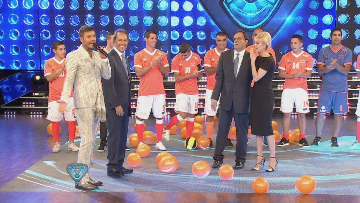 Scioli, Macri y Massa pasaron por ShowMatch
