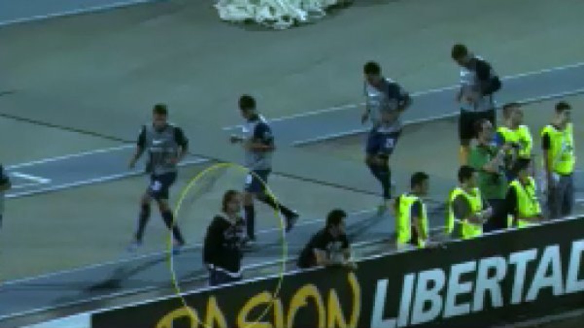El Panadero estuvo adentro de la cancha en Venezuela