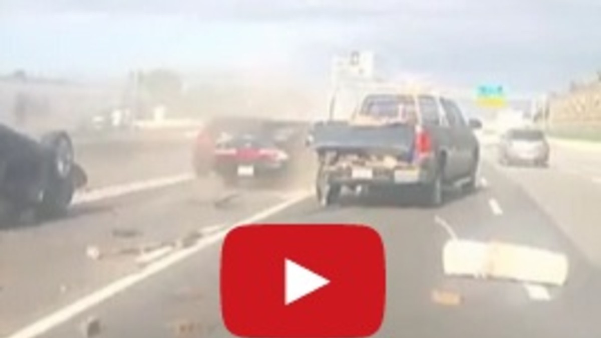 Esto es lo que pasa si te cambiás de carril sin avisar