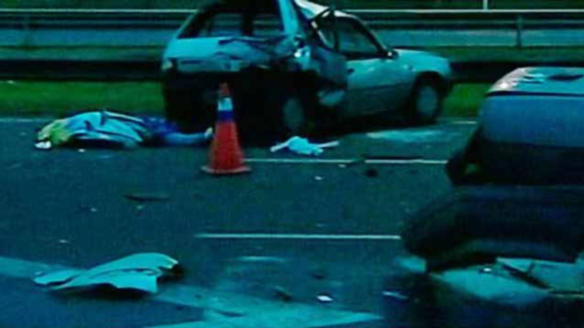 Un herido en accidente en Acceso Oeste
