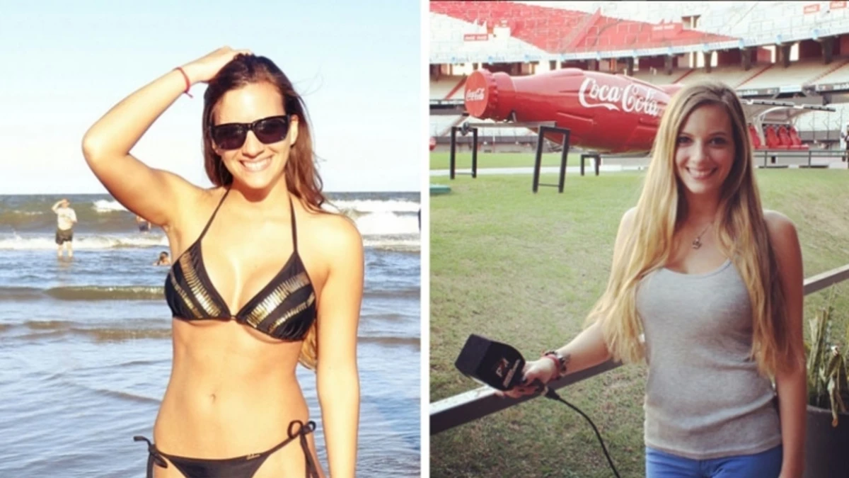 Periodista hot fanática de River encendió las redes con sus fotos