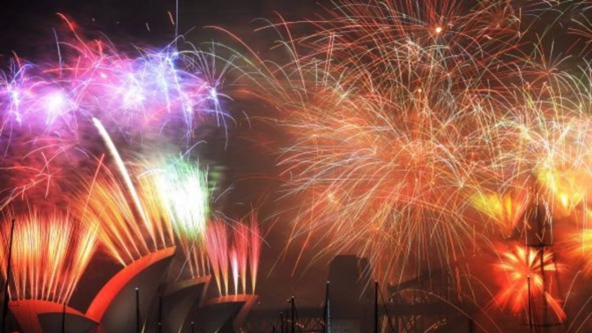 Así se festejó el año nuevo alrededor del mundo