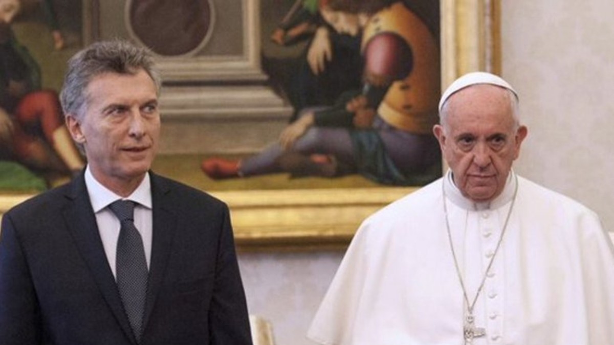 El Papa rechazó el dinero que le envió  Macri