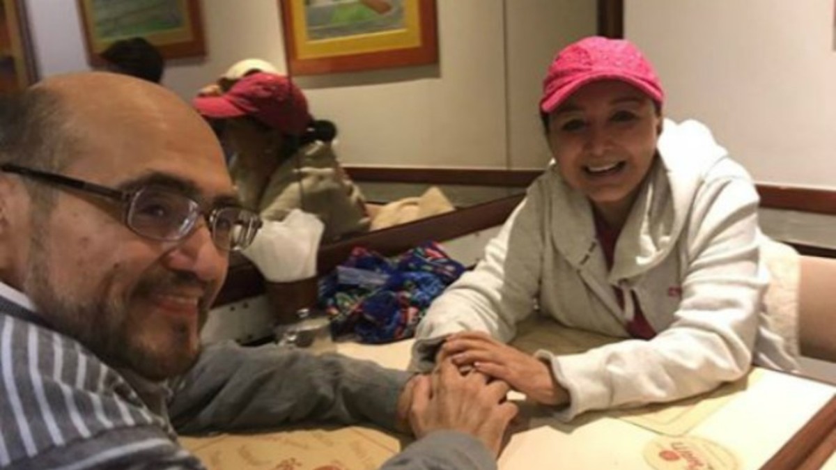 El reencuentro entre "la Chilindrina" y Barriga
