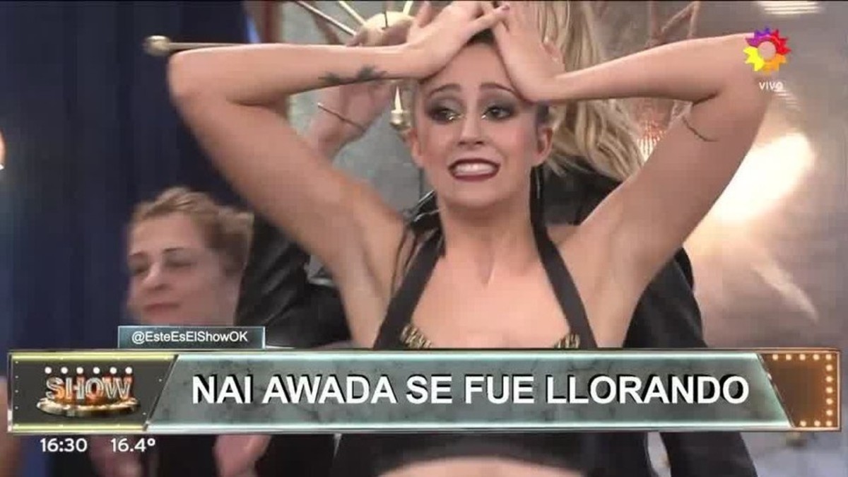 Nai Awada se fue de ShowMatch en medio de una crisis