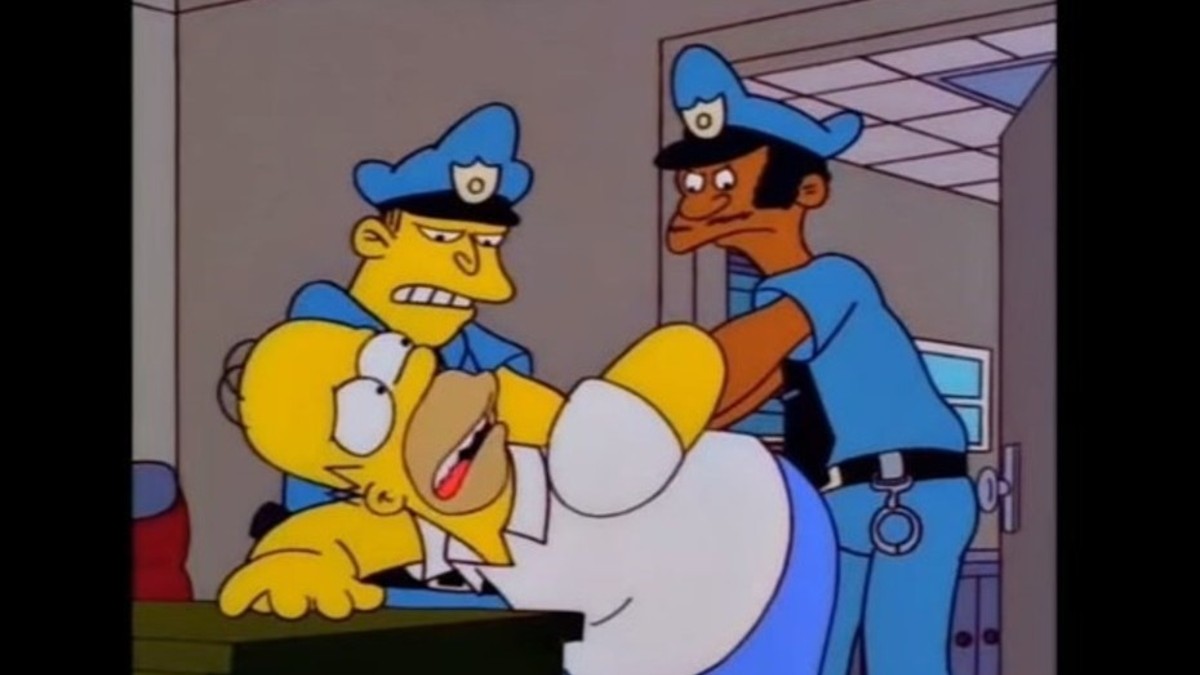 El día que la policía uso un truco de Los Simpsons
