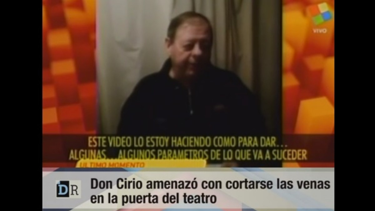 El papá de Jesica Cirio amenazó con cortarse las venas