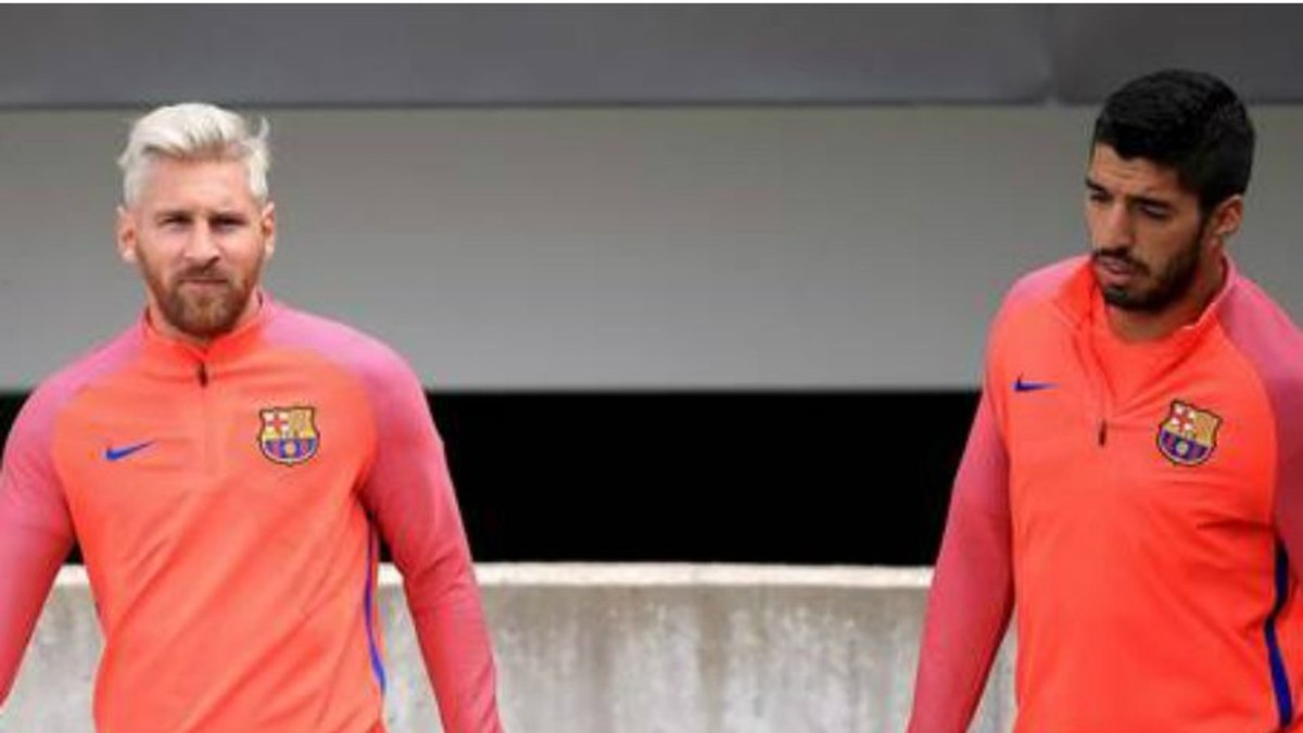 El brutal caño del nuevo Messi platinado a Suarez