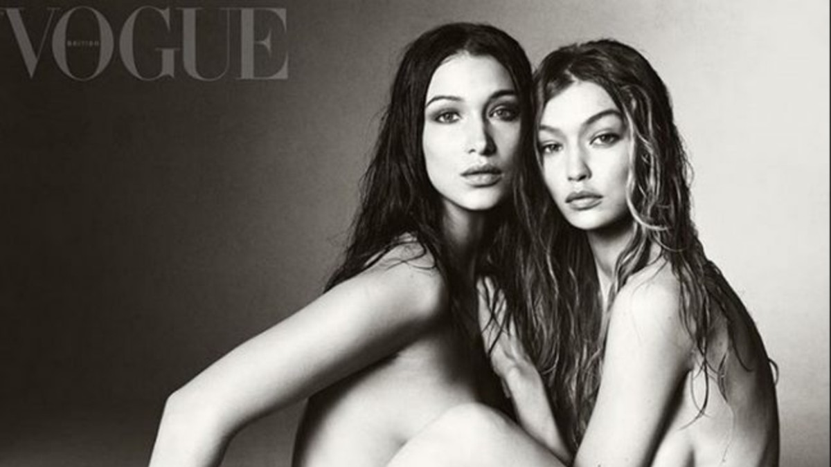 Bella y Gigi Hadid se desnudaron para la revista Vogue