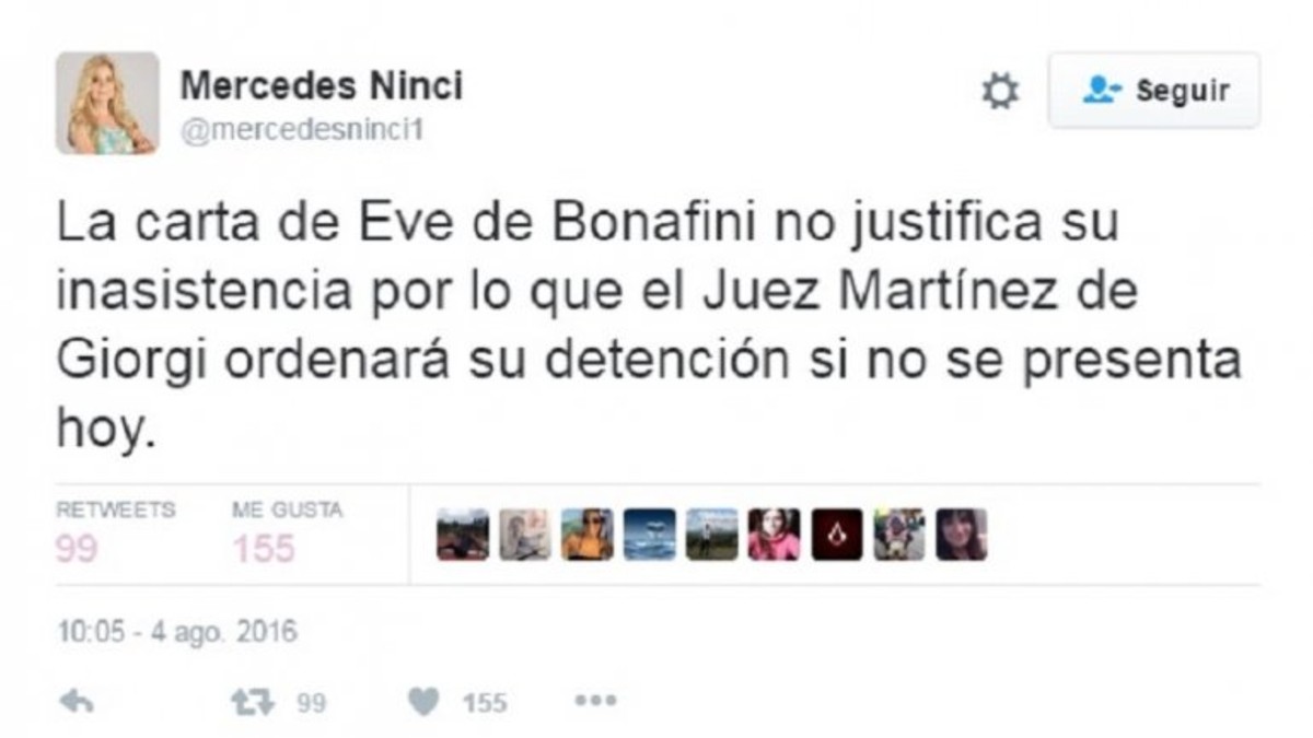 Como de costumbre, papelón de Ninci en Twitter