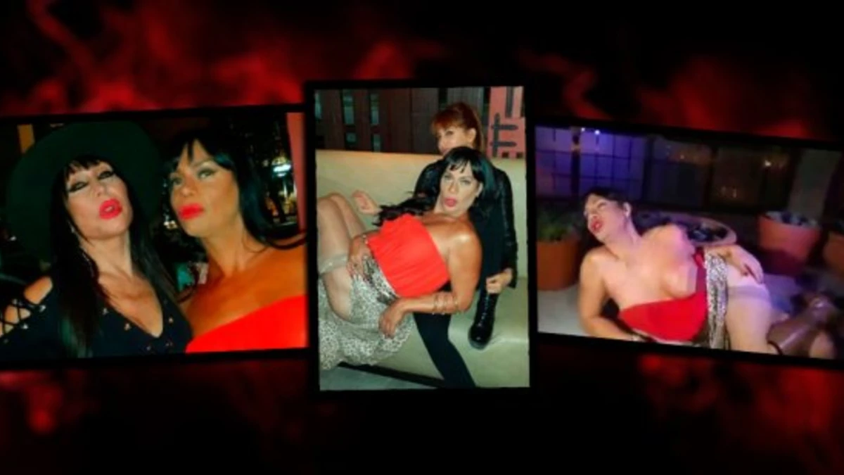 Oriana Junco hizo un striptease en el cumpleaños de Moria