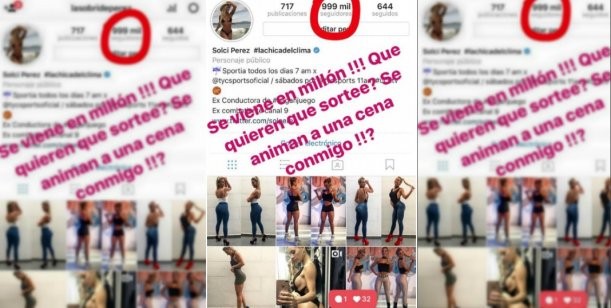 Cómo festejará Sol Pérez el millón de seguidores- Cómo festejará Sol Pérez el millón de seguidores