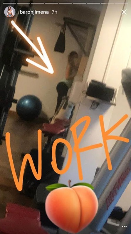 Jimena Barón mostró cómo entrena su cola- Jimena Barón mostró cómo entrena su cola