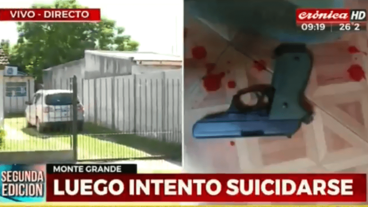 Mujer policía asesinó a tiros a su hijo e intentó suicidarse