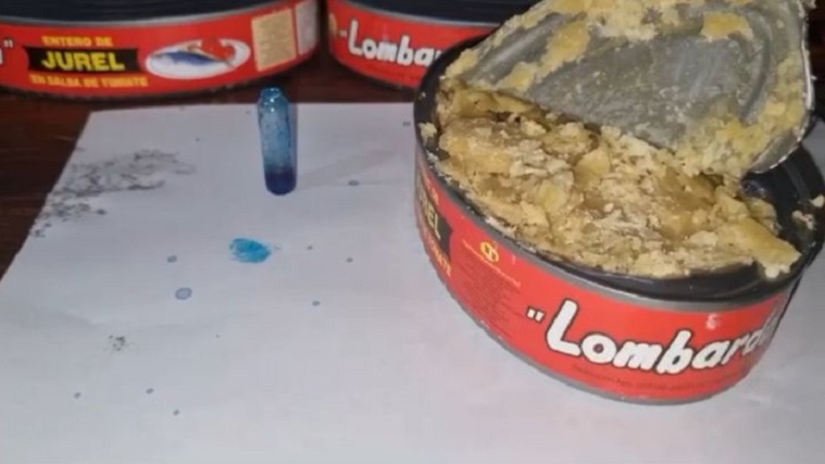 "Tour de compras" y algo más: encontraron más de 12 kilos de pasta base en latas de atún