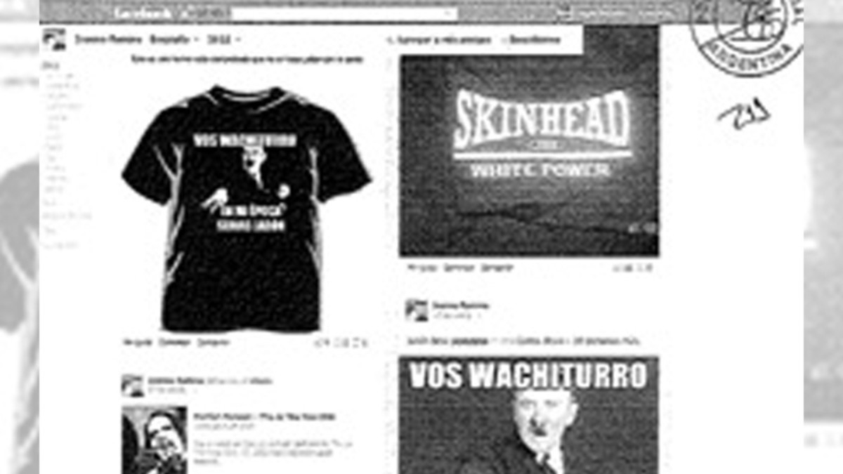 Pasará 3 años en la cárcel  por vender remeras nazis