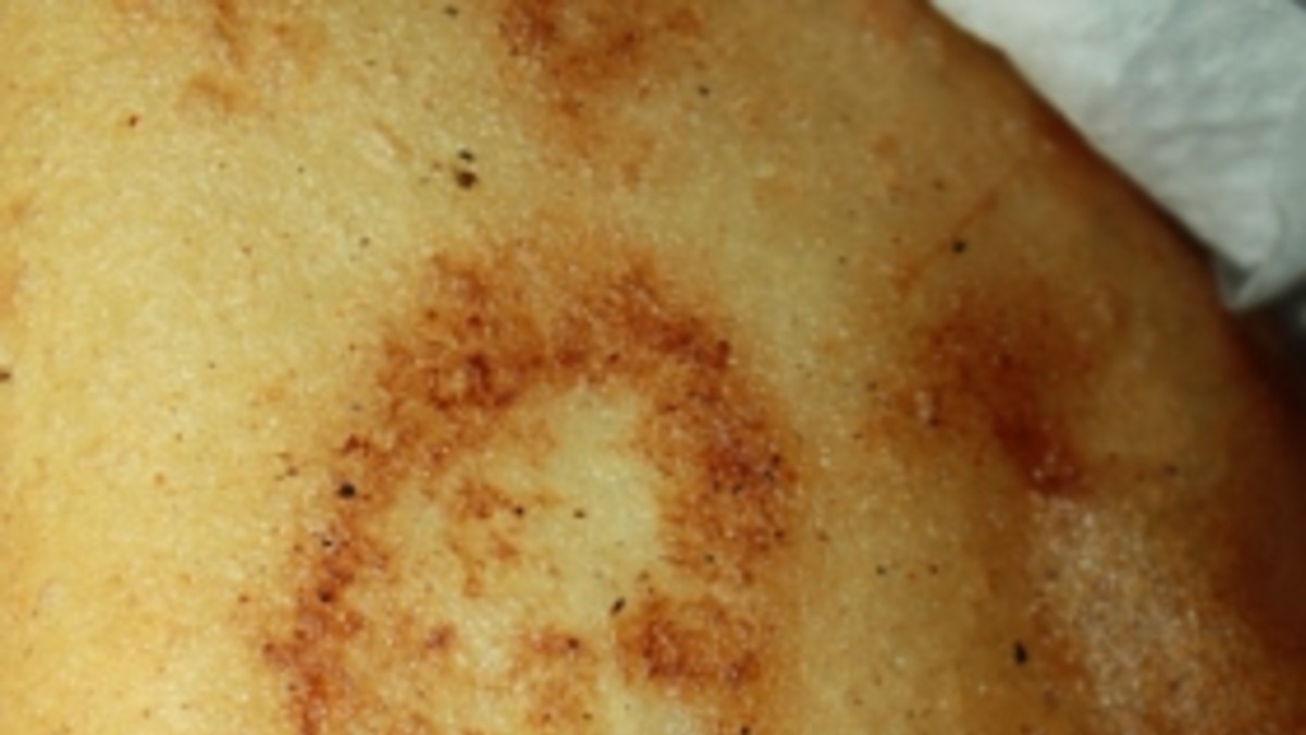 Ven a Simón Bolívar en una empanada de carne picante