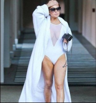 ¿Qué le pasó al cuerpo de Lindsay Lohan?