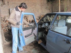 Le robaron la batería y se la quisieron revender